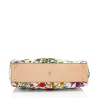 Gucci Canvas Flora Bardot Shoulder Bag