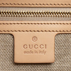 Gucci Canvas Flora Bardot Shoulder Bag