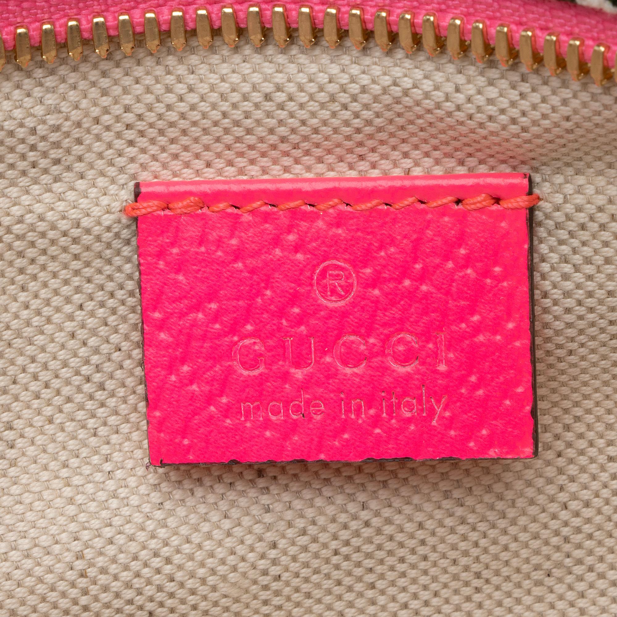 Gucci Canvas Flora Pochette (SHF-QyfIqL)