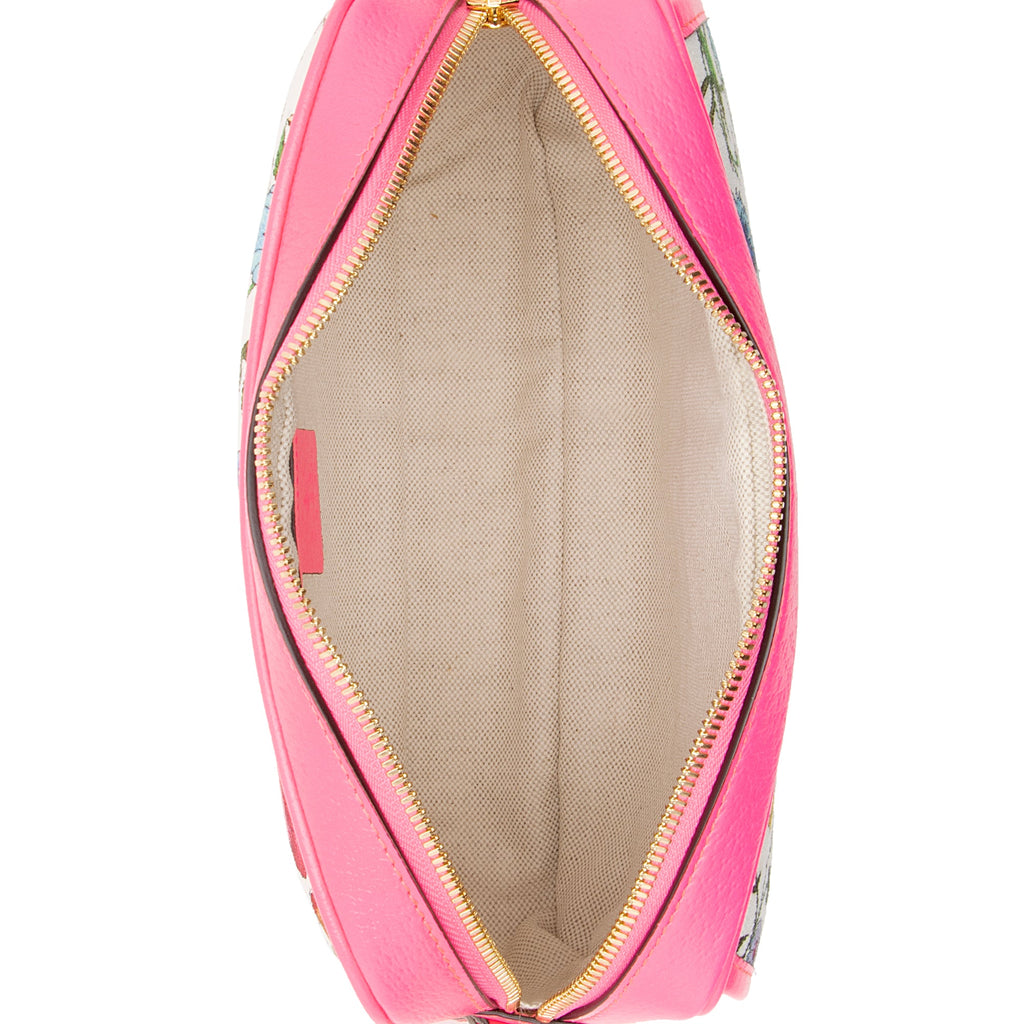 Gucci Canvas Flora Shoulder Bag (SHF-22602)