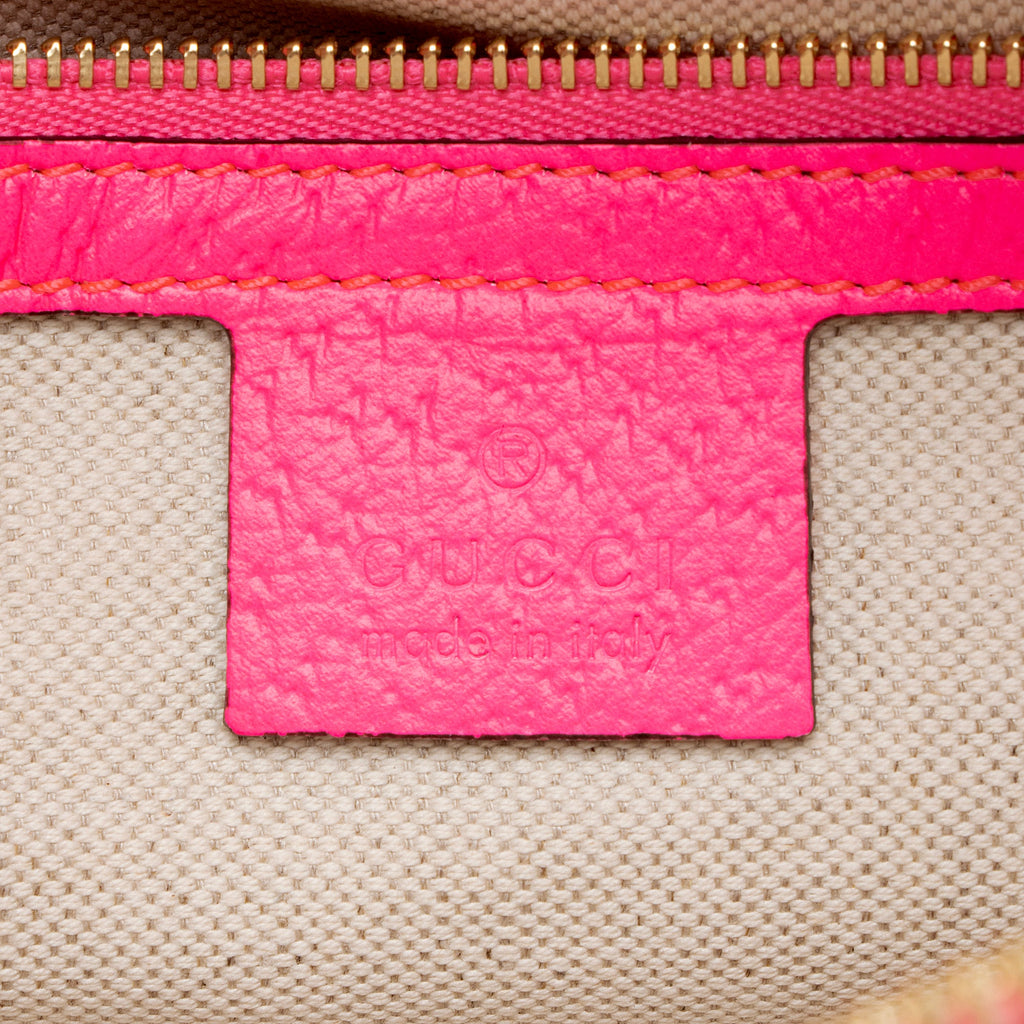 Gucci Canvas Flora Shoulder Bag (SHF-22602)