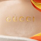 Gucci Canvas GG Marmont Espadrille Wedges - Size 10 / 40