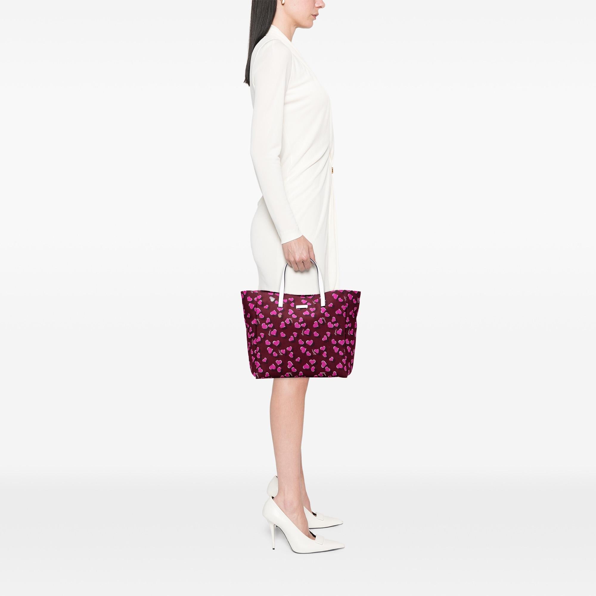 Gucci Canvas Heartbeat Tote