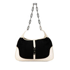 Gucci Canvas Jackie Chain Shoulder Bag (SHG-MLndgI)