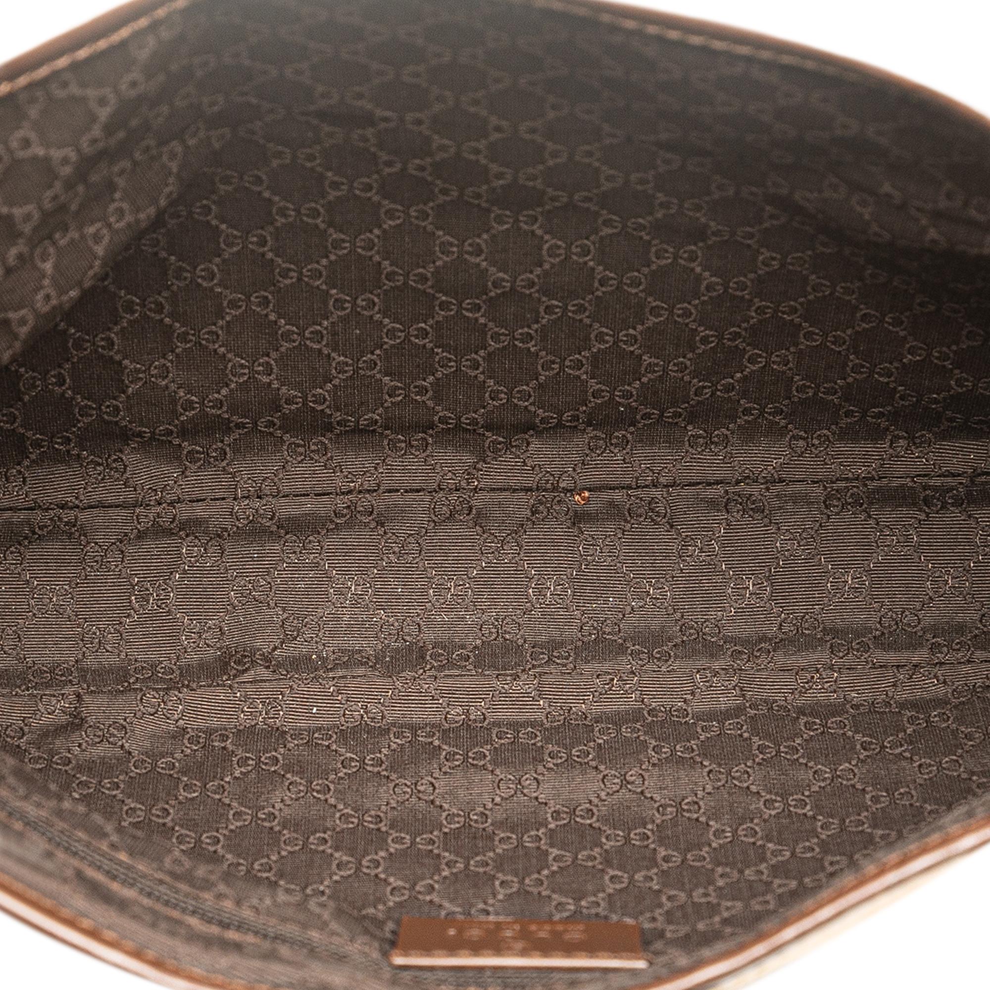 Gucci Canvas Jackie Chain Shoulder Bag