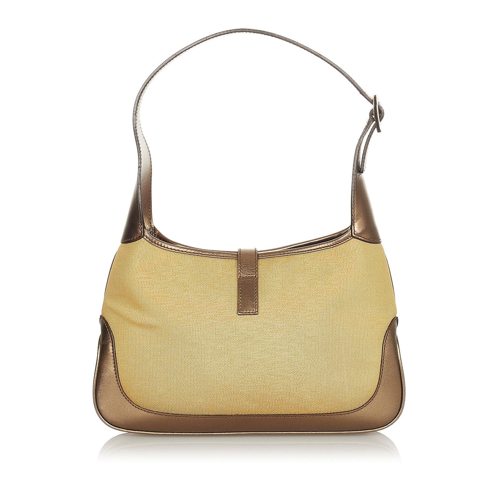 Gucci Canvas Jackie Shoulder Bag (SHG-31852)