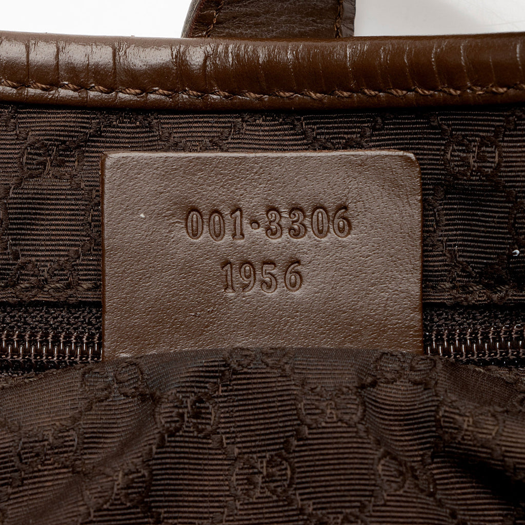 Gucci Canvas Jackie Shoulder Bag