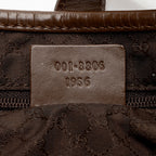 Gucci Canvas Jackie Shoulder Bag