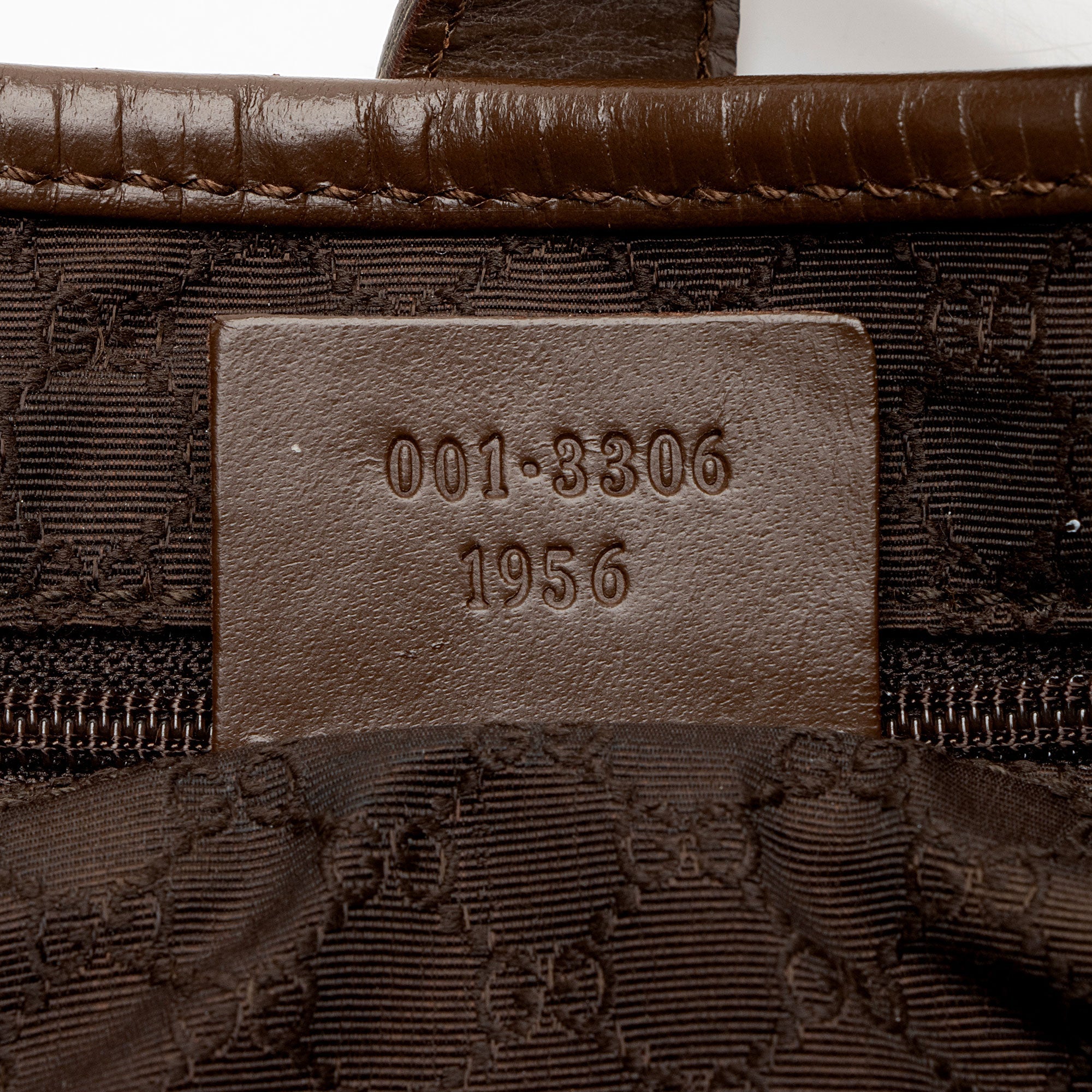 Gucci Canvas Jackie Shoulder Bag
