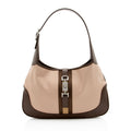 Gucci Canvas Jackie Shoulder Bag