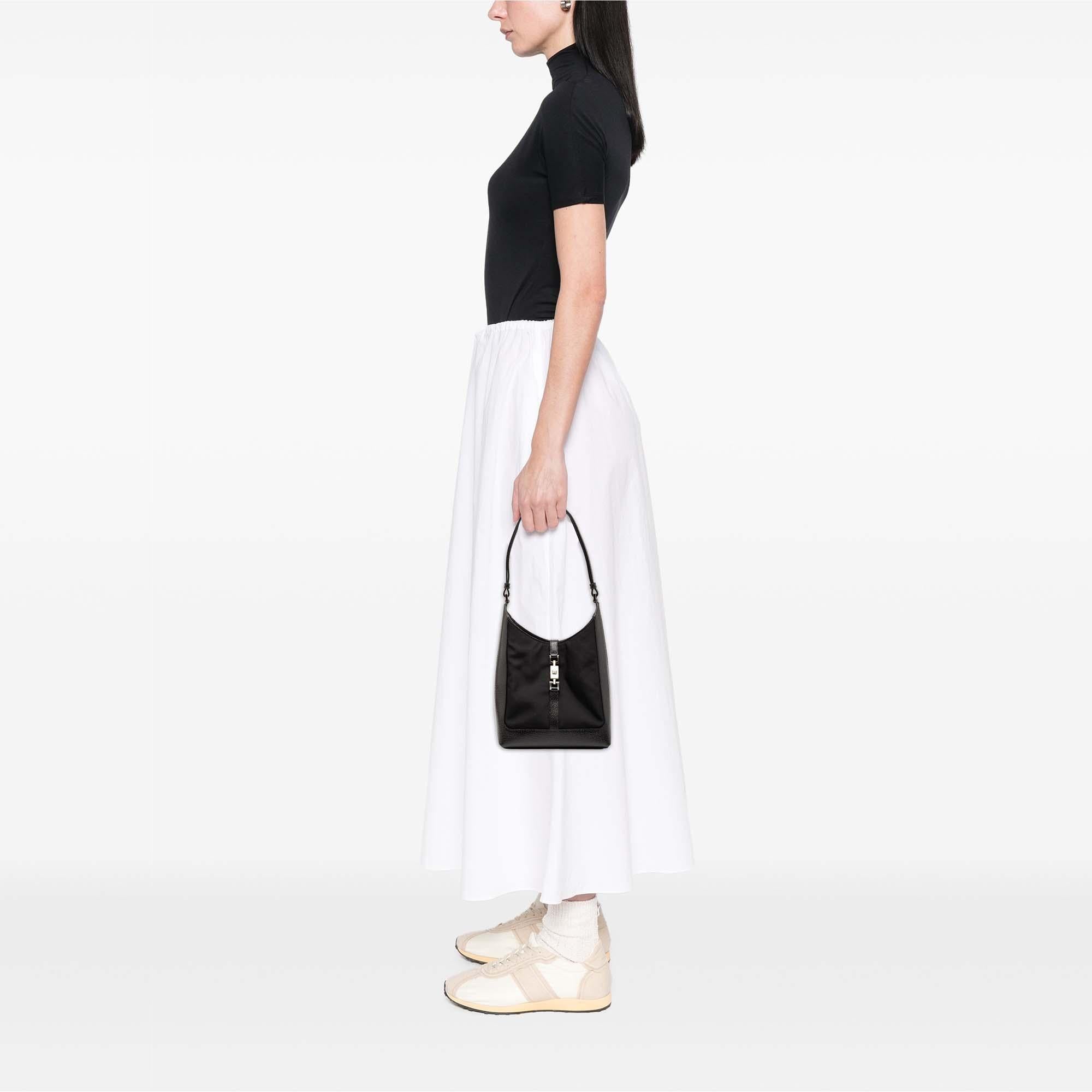 Gucci Canvas Jackie N/S Shoulder Bag