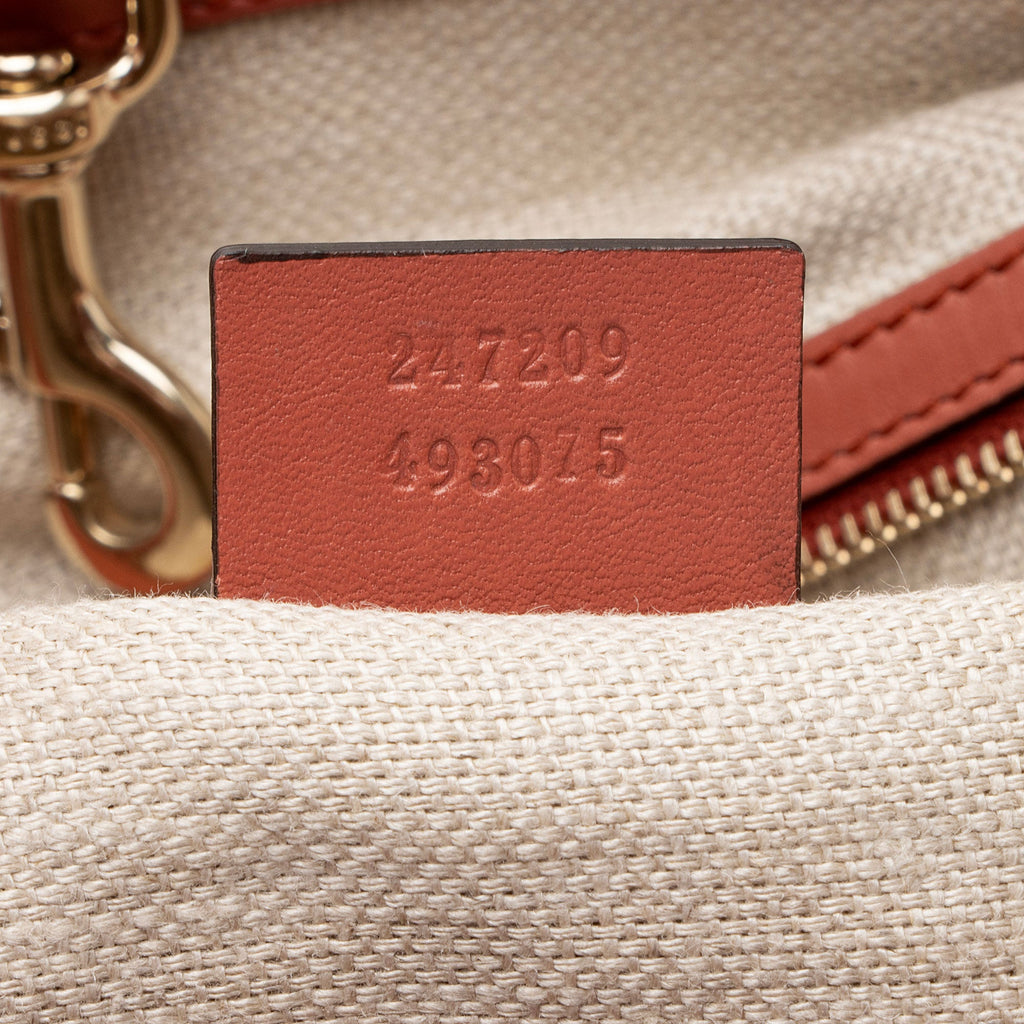 Gucci Canvas Leather Craft Tote (SHF-AuAMnM)
