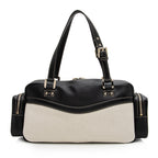 Gucci Canvas Leather East West Multi-Pocket Satchel (SHF-22759)