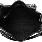 Gucci Canvas Perforated Leather Interlocking G Reins Satchel