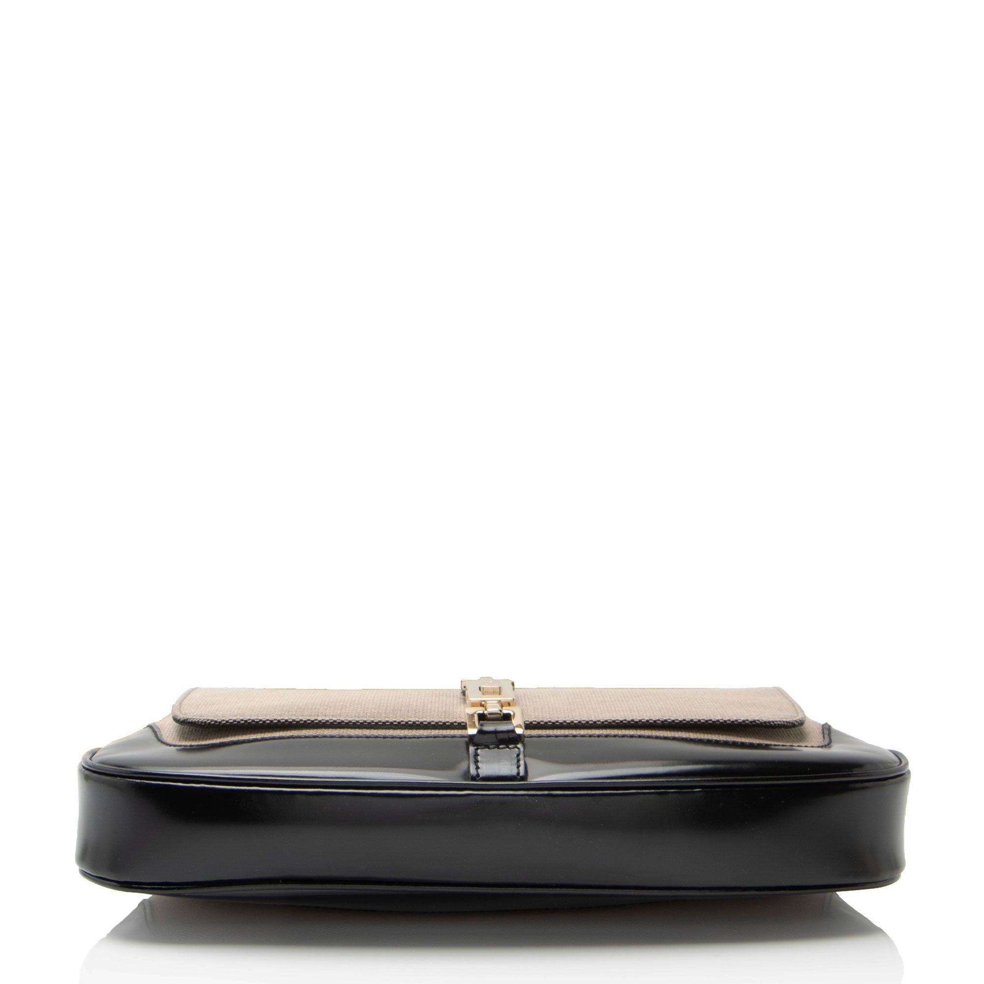 Gucci Canvas Leather Jackie Small Shoulder Bag