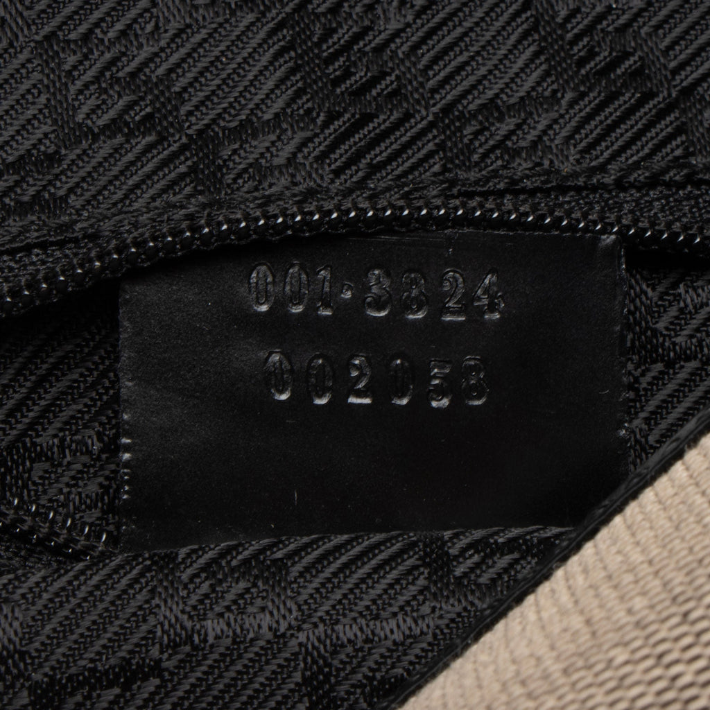 Gucci Canvas Leather Jackie Small Shoulder Bag