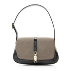 Gucci Canvas Leather Jackie Small Shoulder Bag