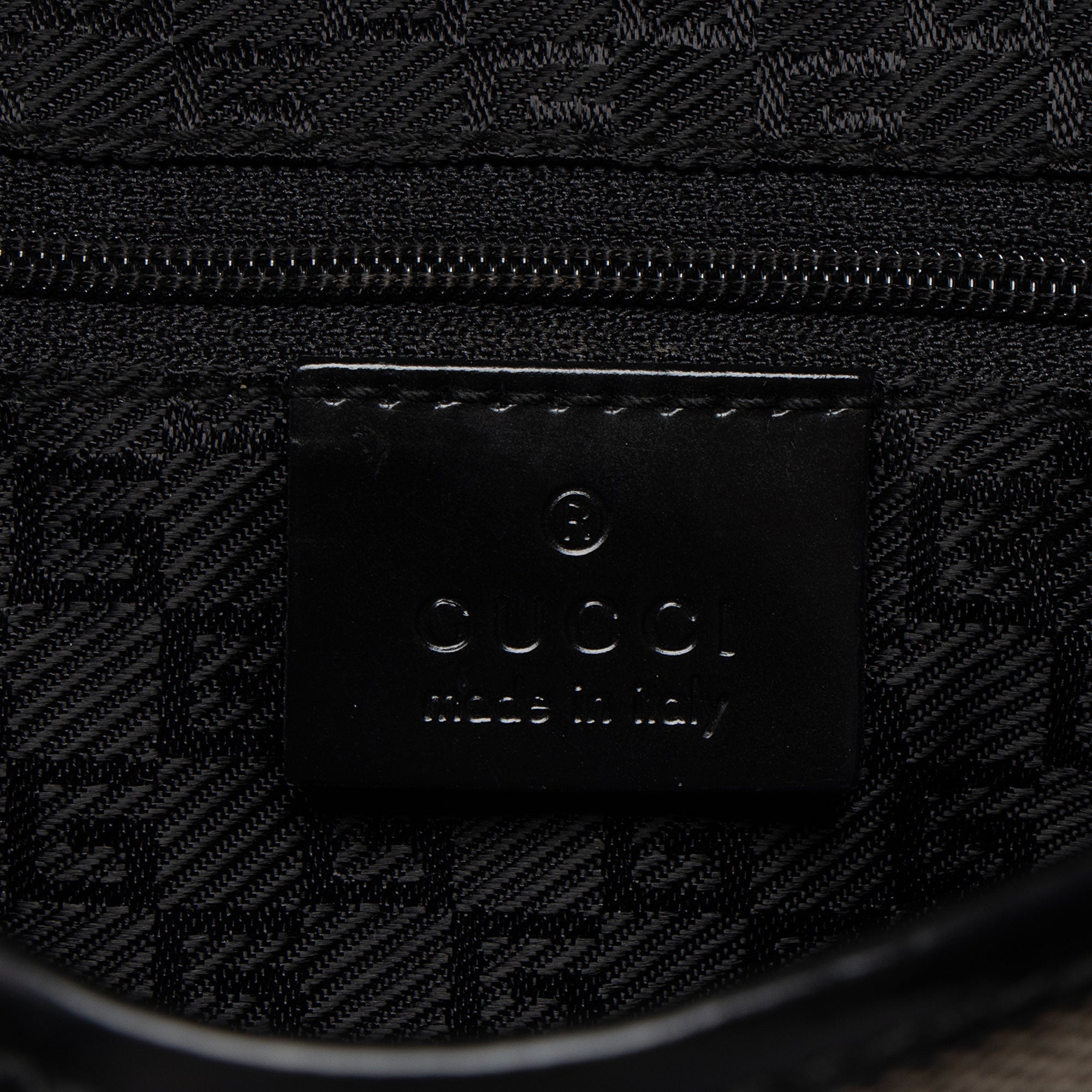 Gucci Canvas Leather Jackie Small Shoulder Bag