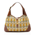 Gucci Canvas Pineapple Jackie Hobo