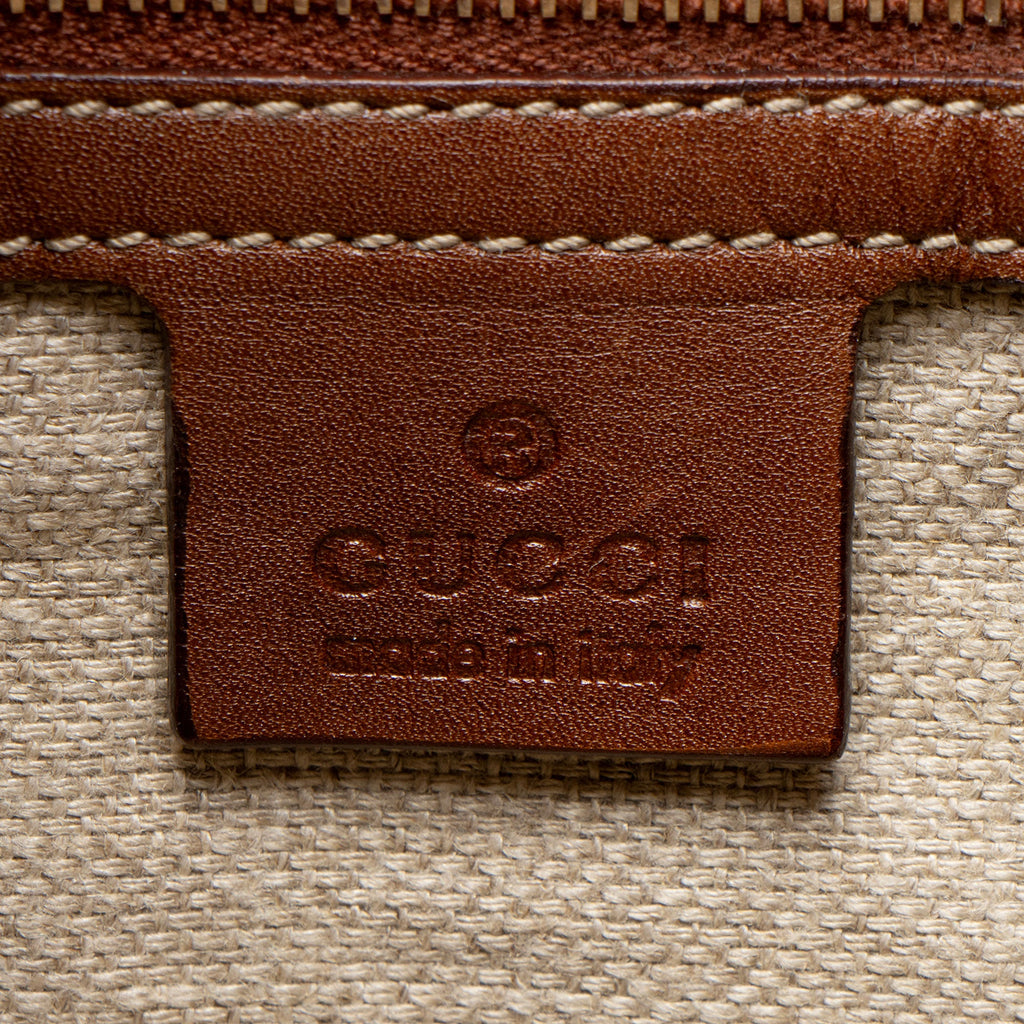 Gucci Canvas Pineapple Jackie Hobo