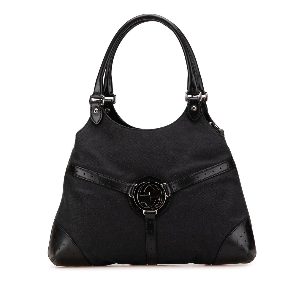 Gucci Canvas Reins Shoulder Bag
