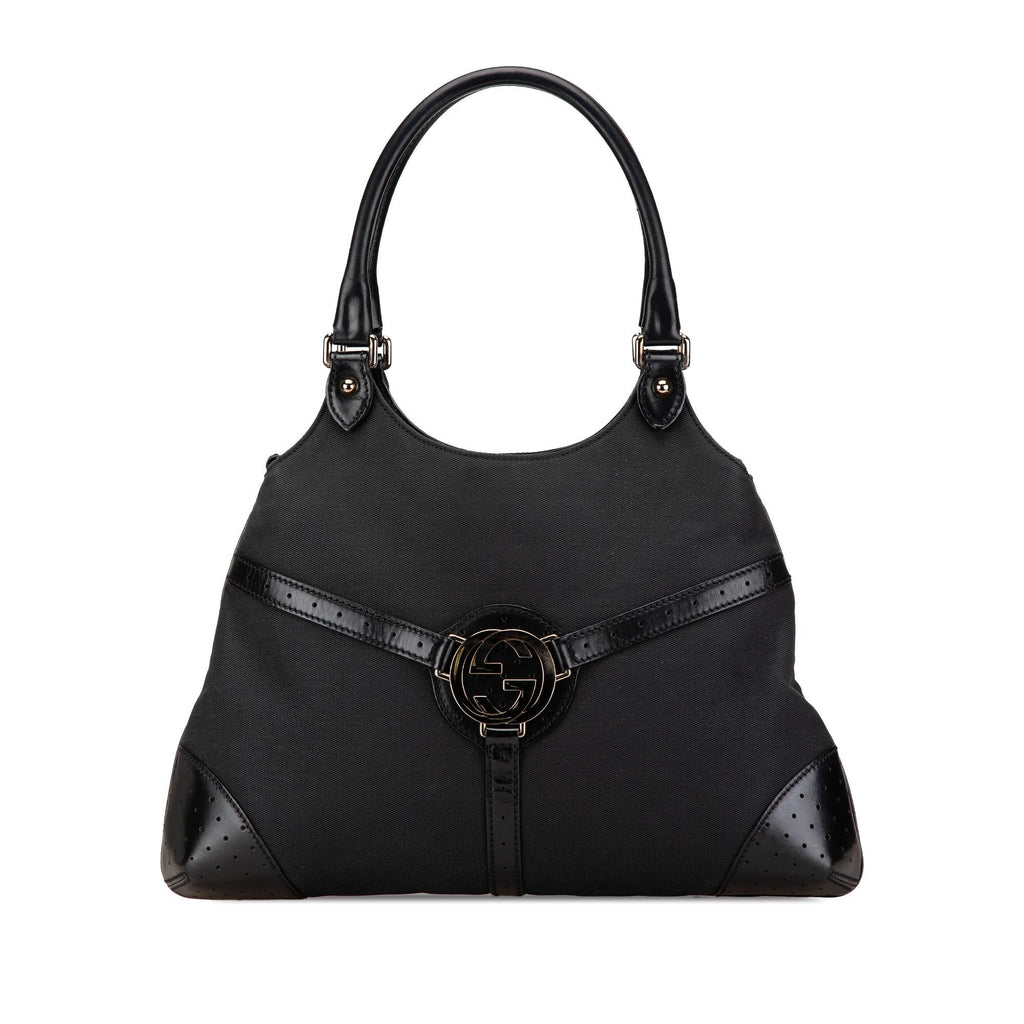 Gucci Canvas Reins Shoulder Bag