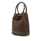 Gucci Canvas Ring Top Handle Bag