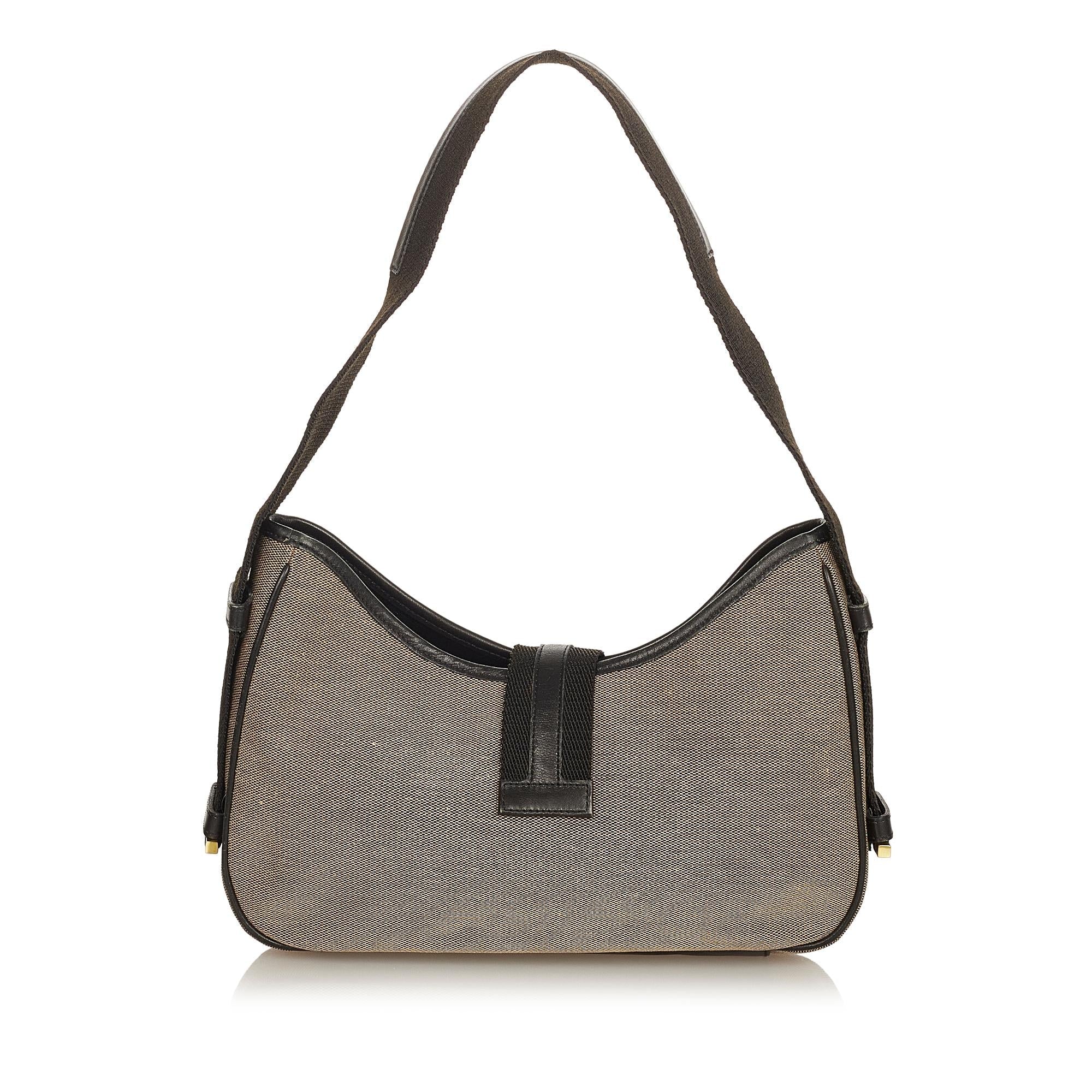 Gucci Canvas Shoulder Bag (SHG-31646)