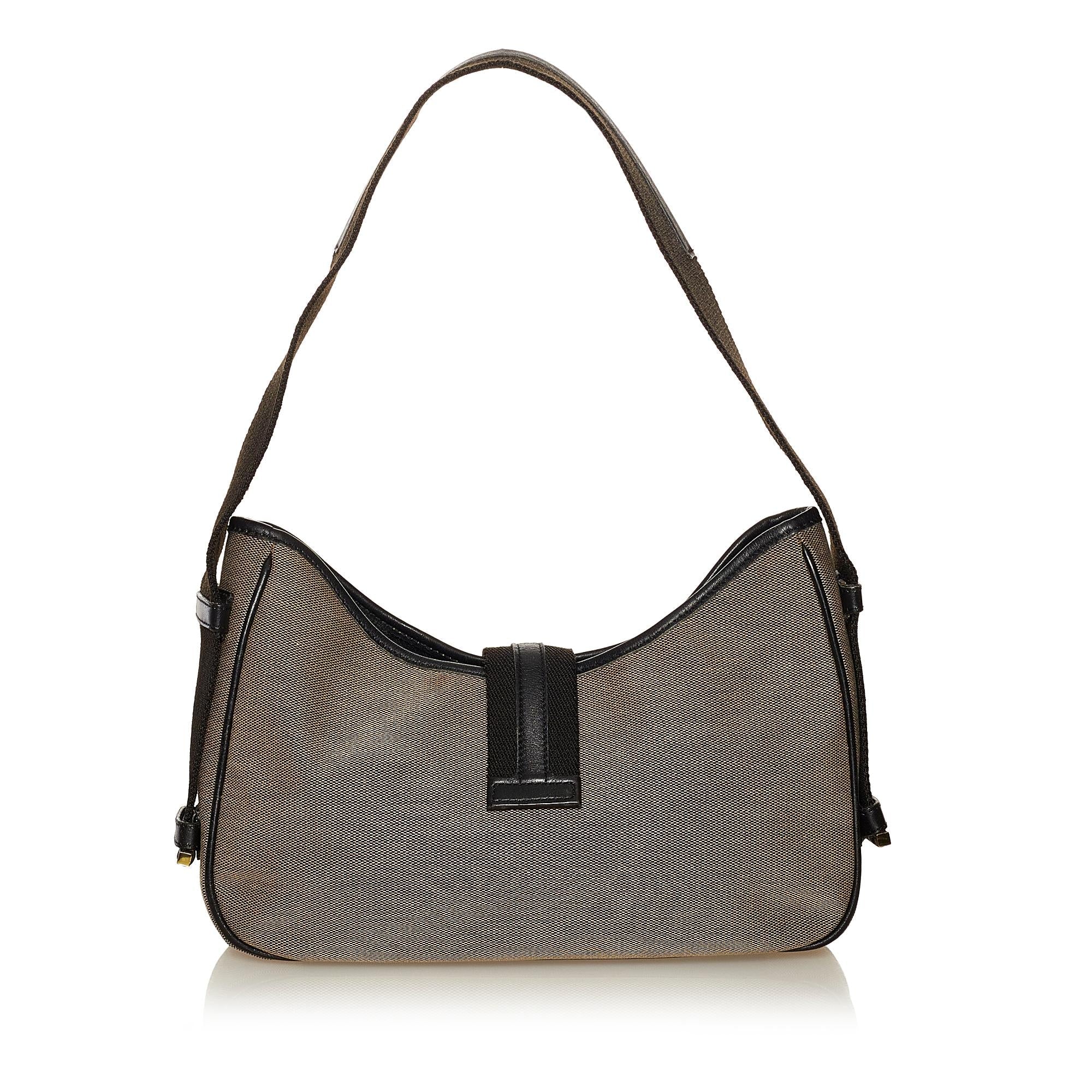 Gucci Canvas Shoulder Bag (SHG-35818)