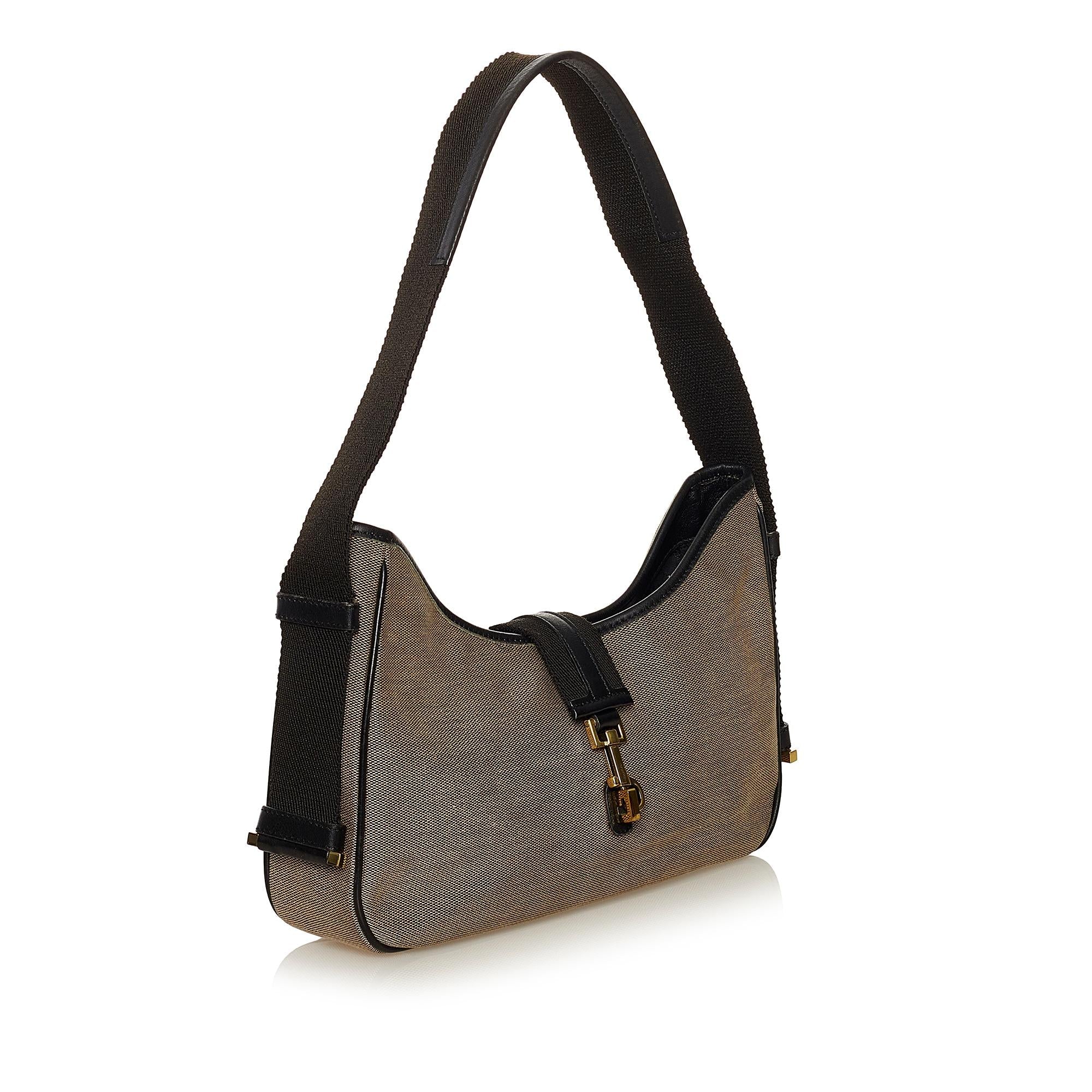 Gucci Canvas Shoulder Bag (SHG-35818)
