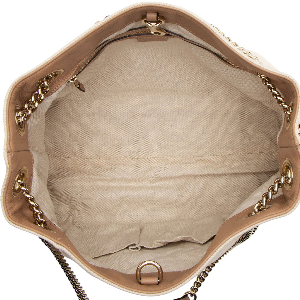 Gucci Canvas Soho Medium Shoulder Bag