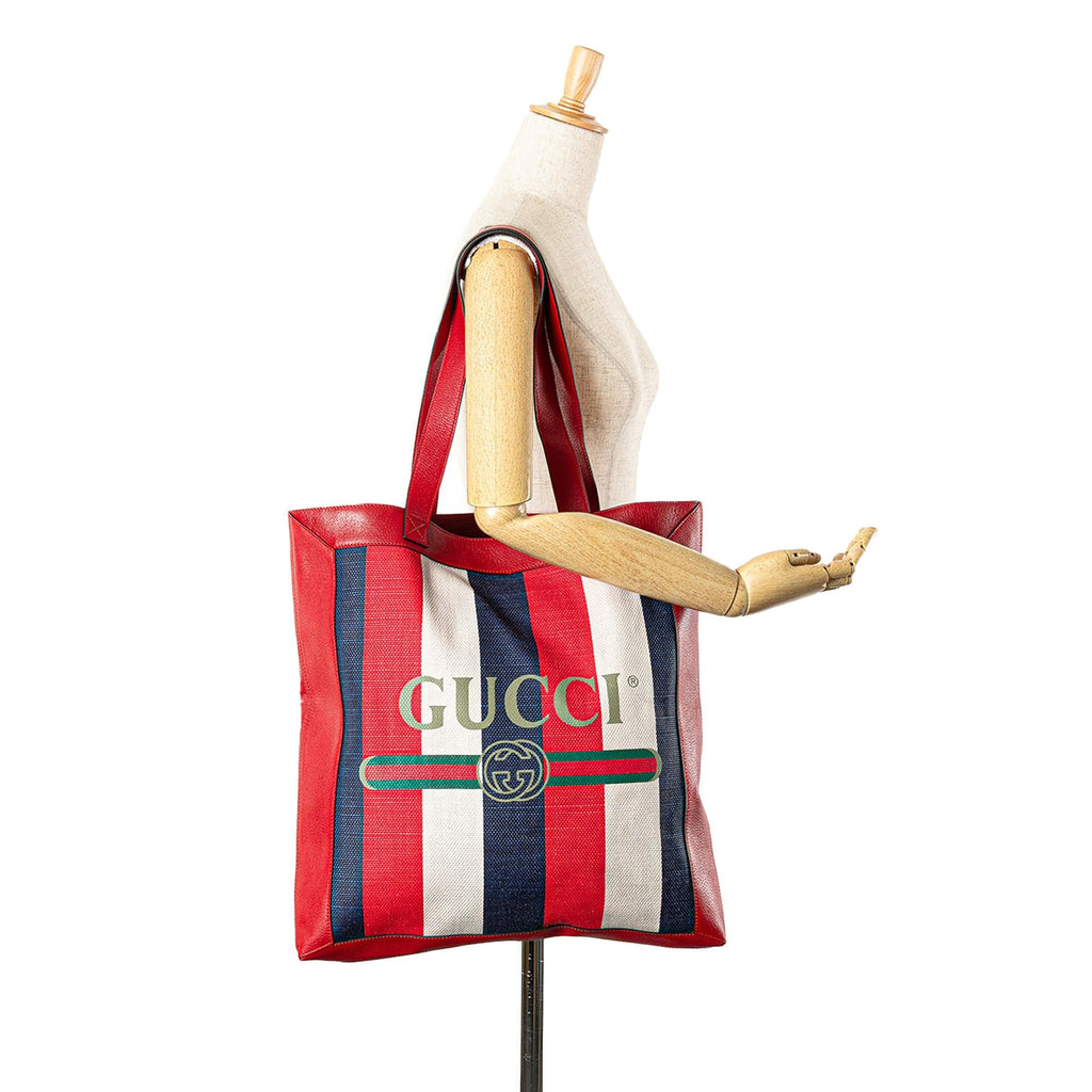 Gucci Canvas Sylvie Baiadera Tote