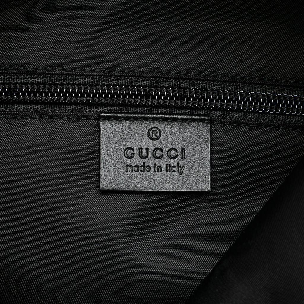 Gucci Canvas Techno Web Fold Over Backpack (SHG-CrNcTN)