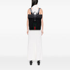 Gucci Canvas Techno Web Fold Over Backpack
