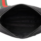 Gucci Canvas Tiger Embroidered Web Messenger