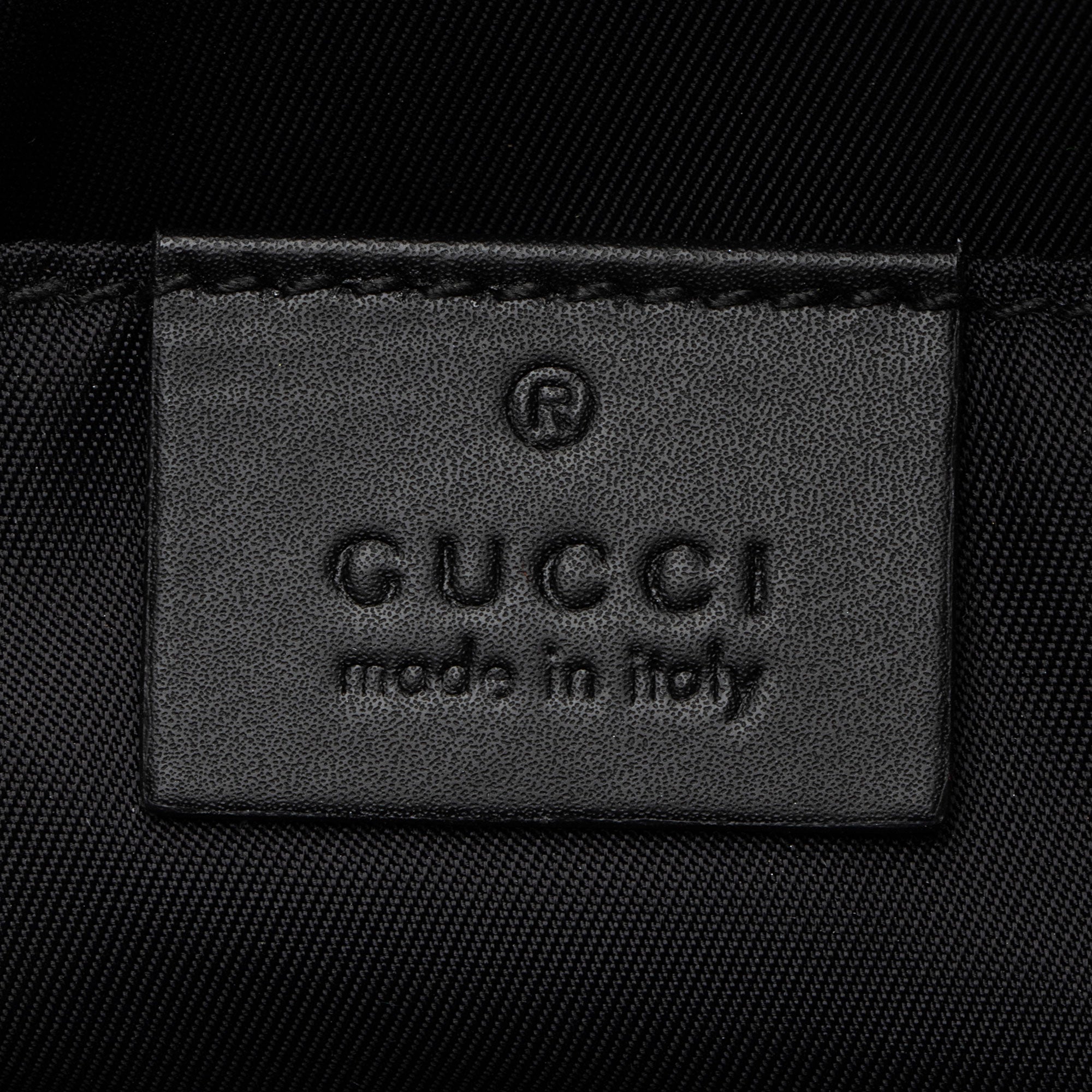 Gucci Canvas Tiger Embroidered Web Messenger