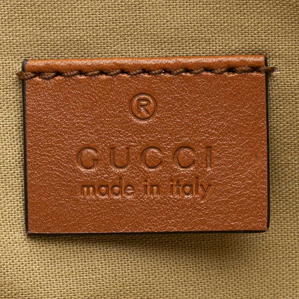 Gucci Canvas Vintage Web Wristlet (SHF-16199)