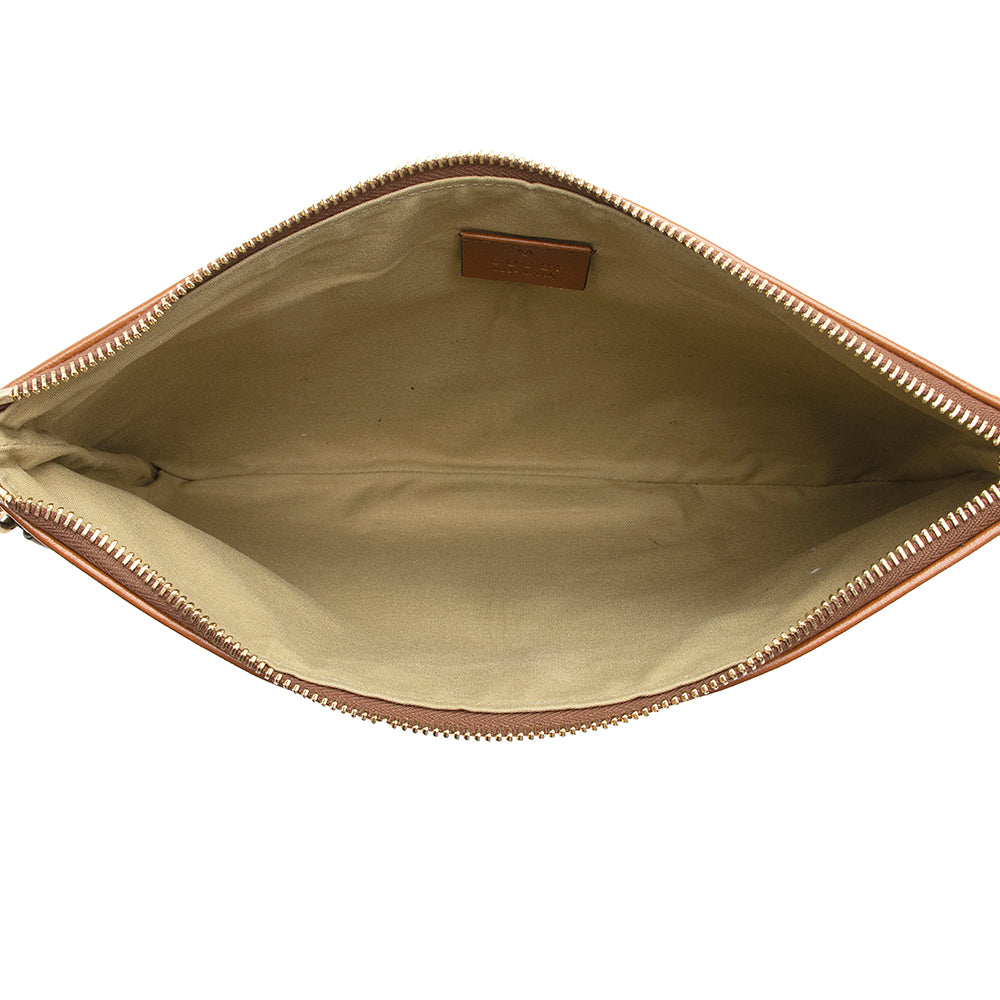 Gucci Canvas Vintage Web Wristlet (SHF-17031)