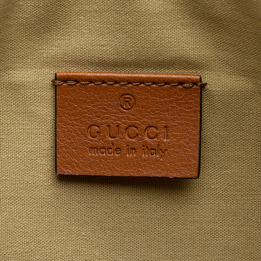 Gucci Canvas Vintage Web Wristlet (SHF-17031)