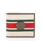 Gucci Canvas Web Bi-Fold Wallet (SHF-5YP2iA)