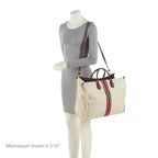Gucci Canvas Web Foldable Large Tote