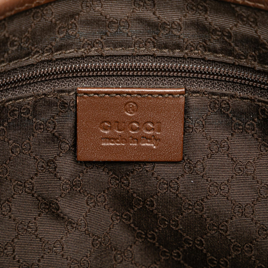 Gucci Canvas Web Jackie Shoulder Bag