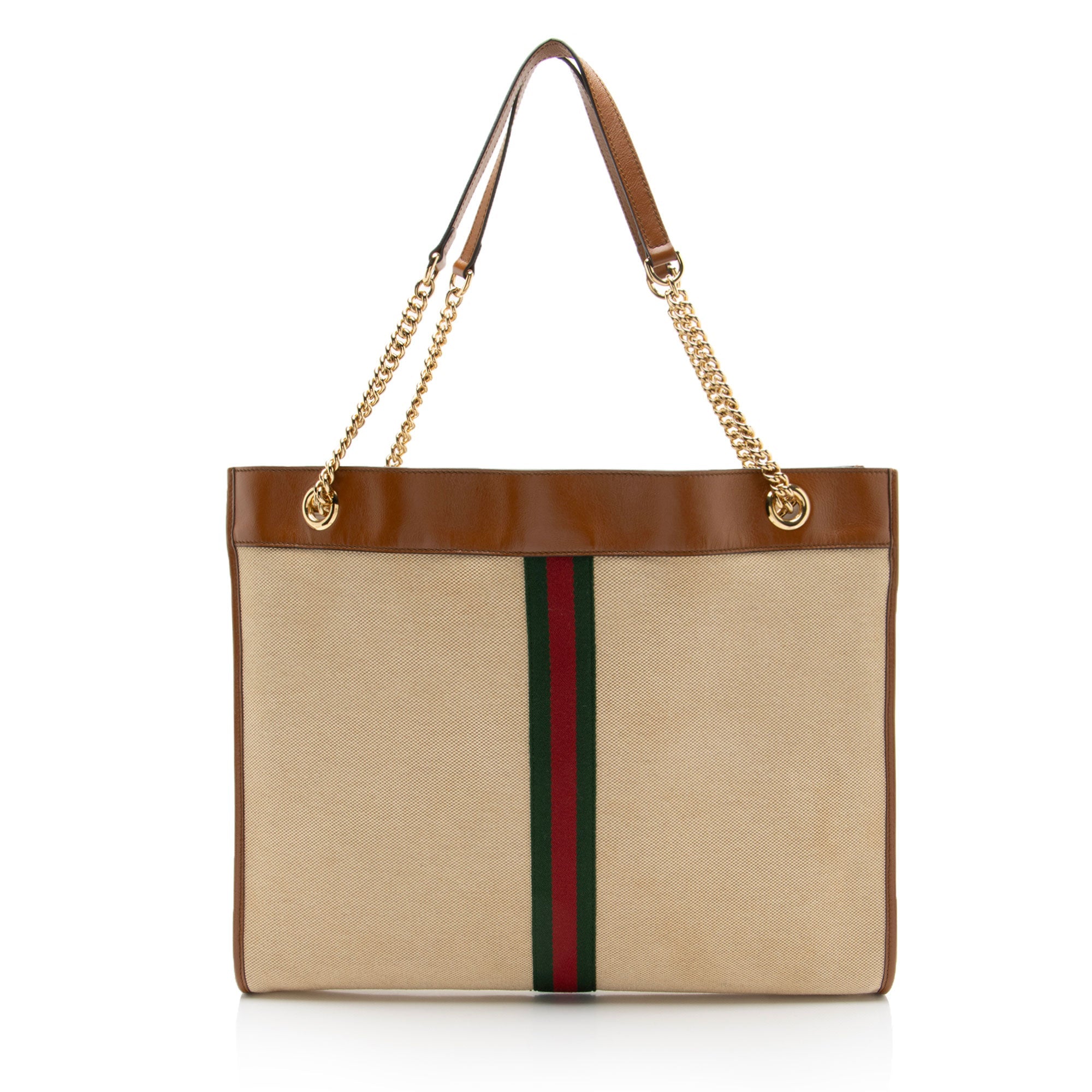 Gucci Canvas Web Rajah Large Tote