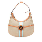 Gucci Canvas Web Reins Hobo