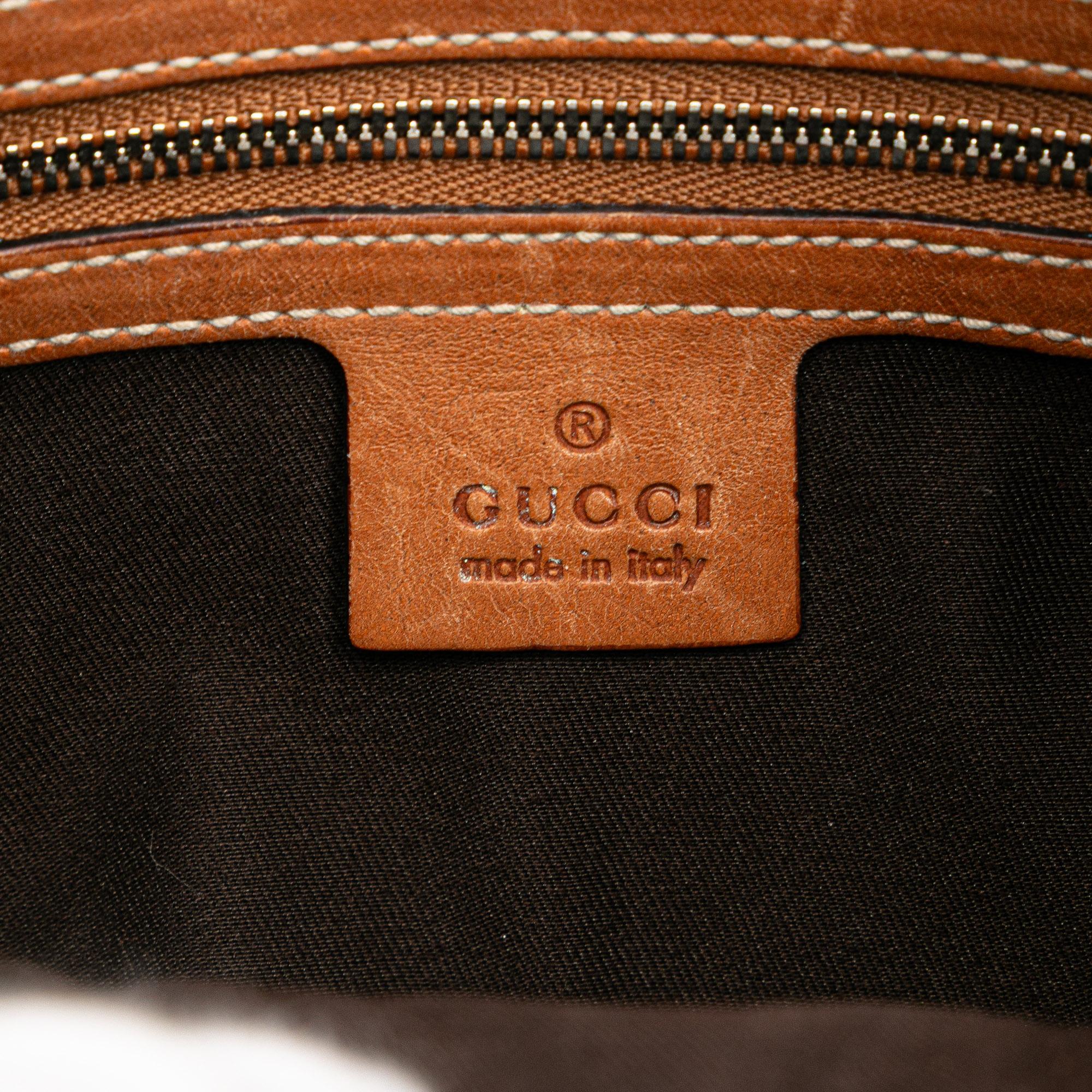Gucci Canvas Web Reins Hobo