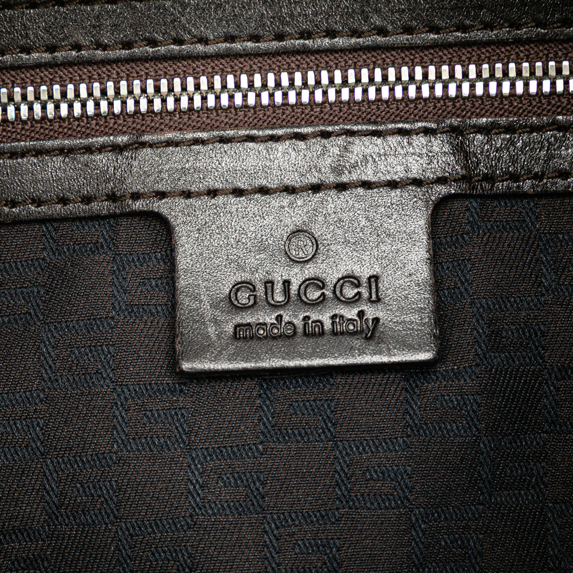 Gucci Canvas Web Reins Hobo