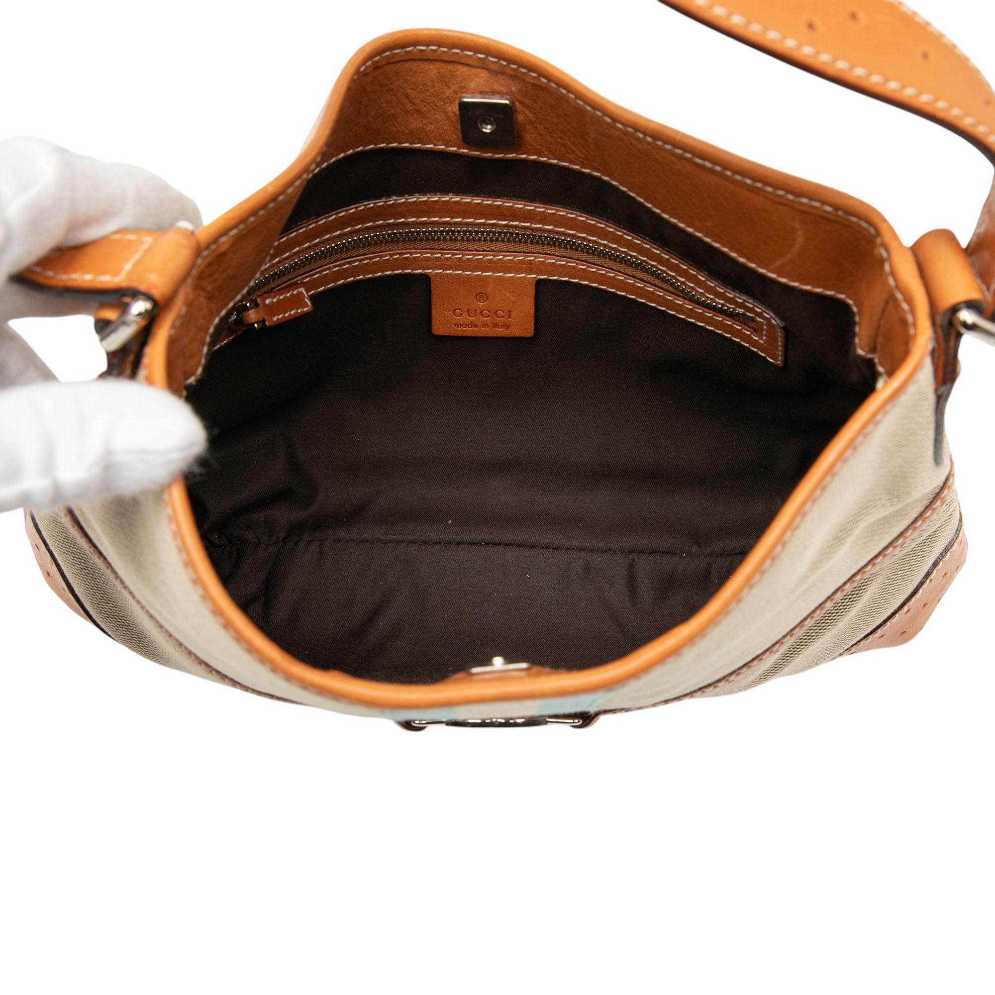 Gucci Canvas Web Reins Shoulder Bag