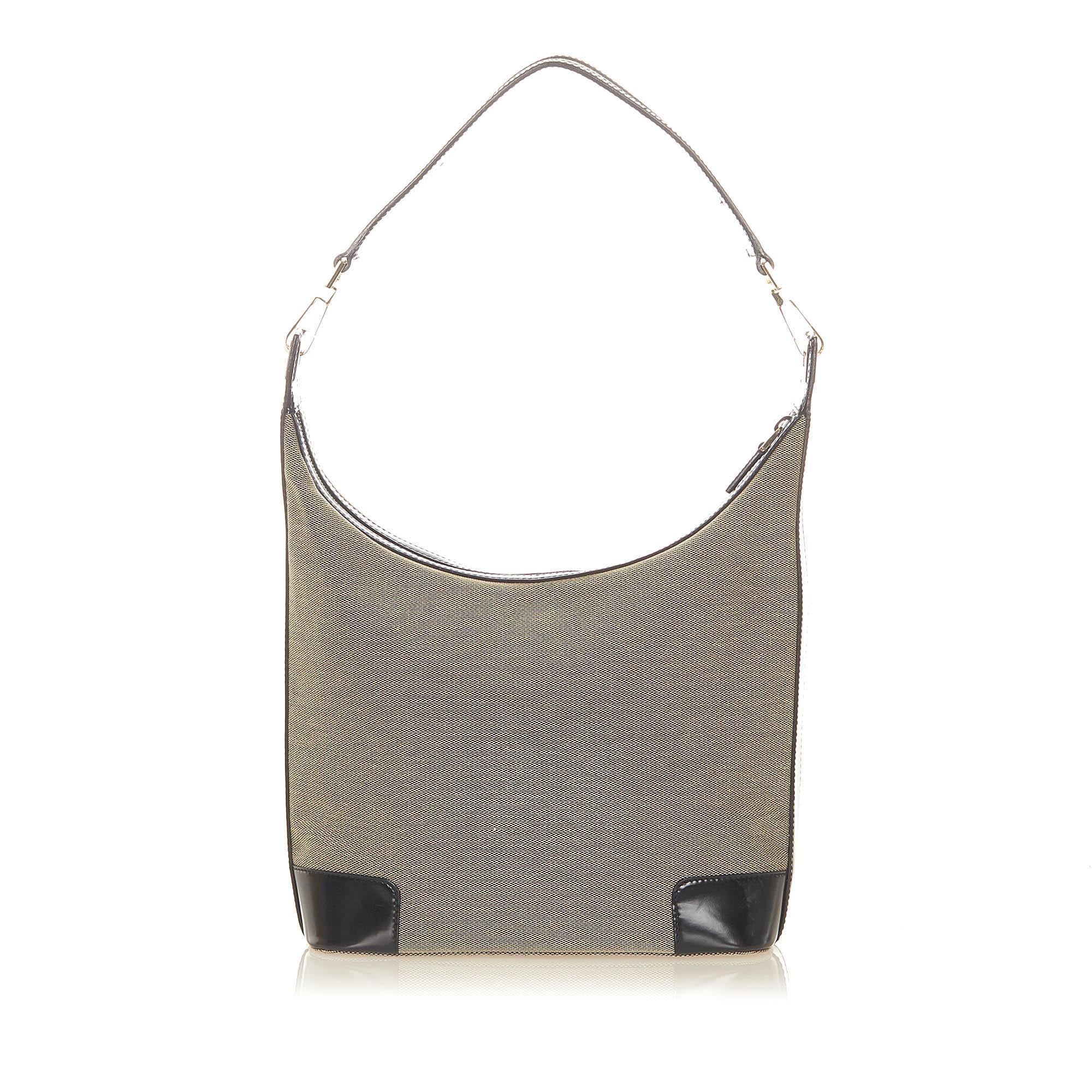 Gucci Canvas Web Shoulder Bag (SHG-32155)