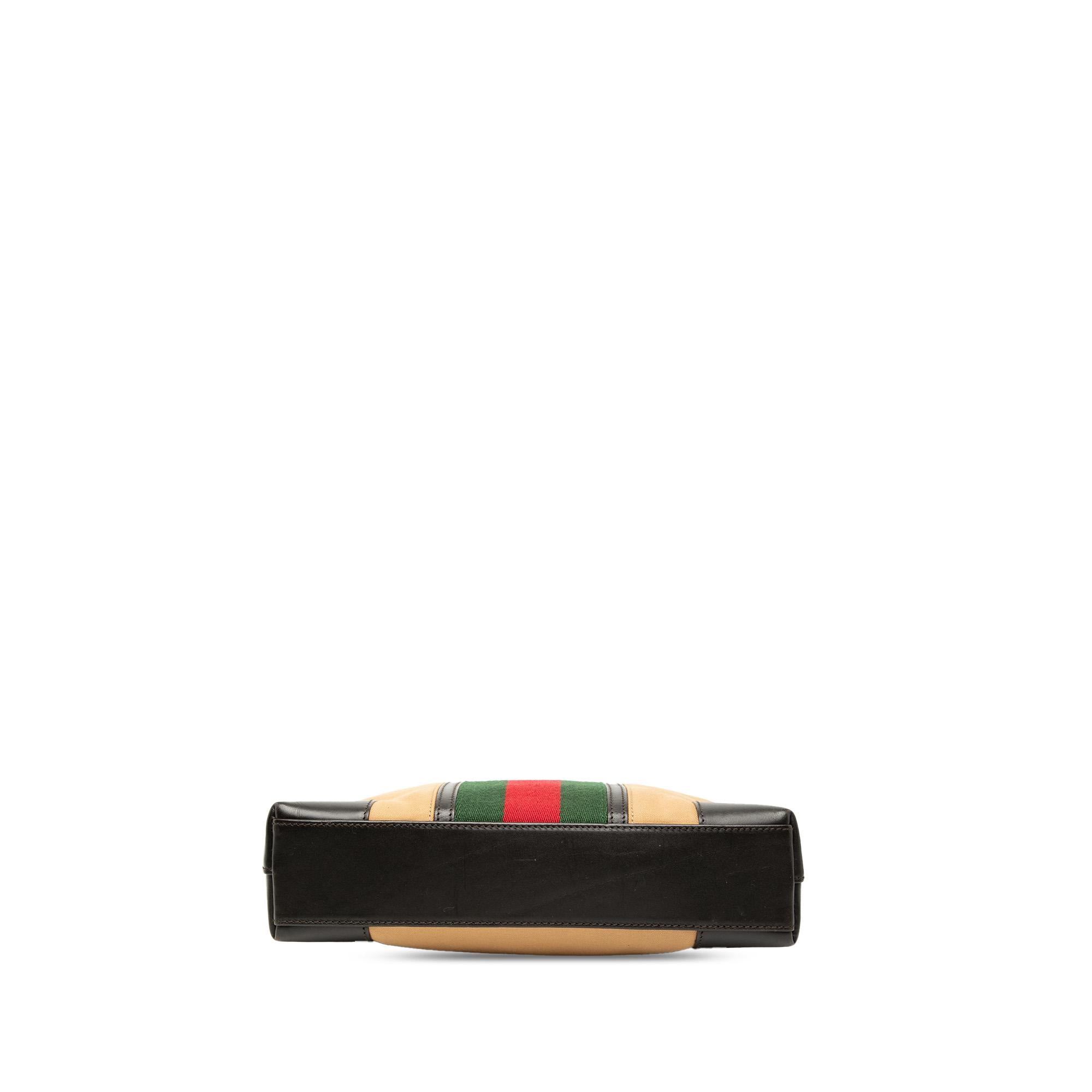 Gucci Canvas Web Shoulder Bag