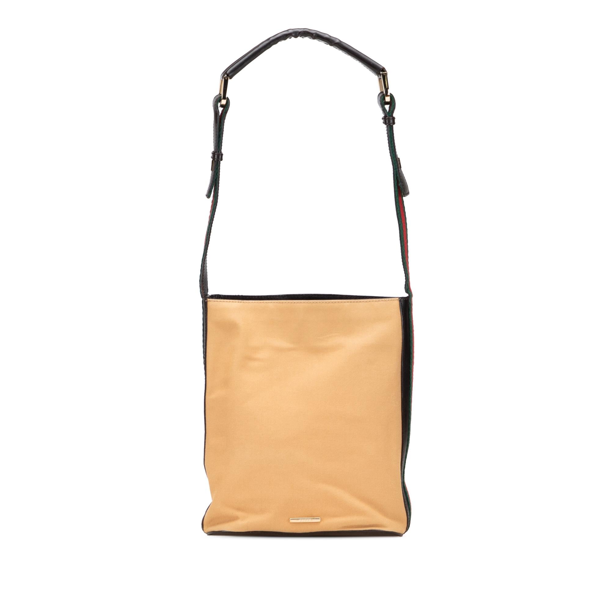Gucci Canvas Web Shoulder Bag